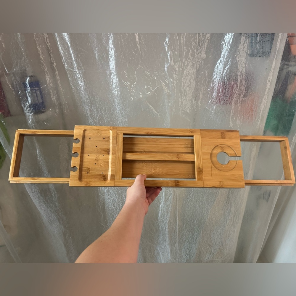 Bamboo Bathtub Caddy Tray
